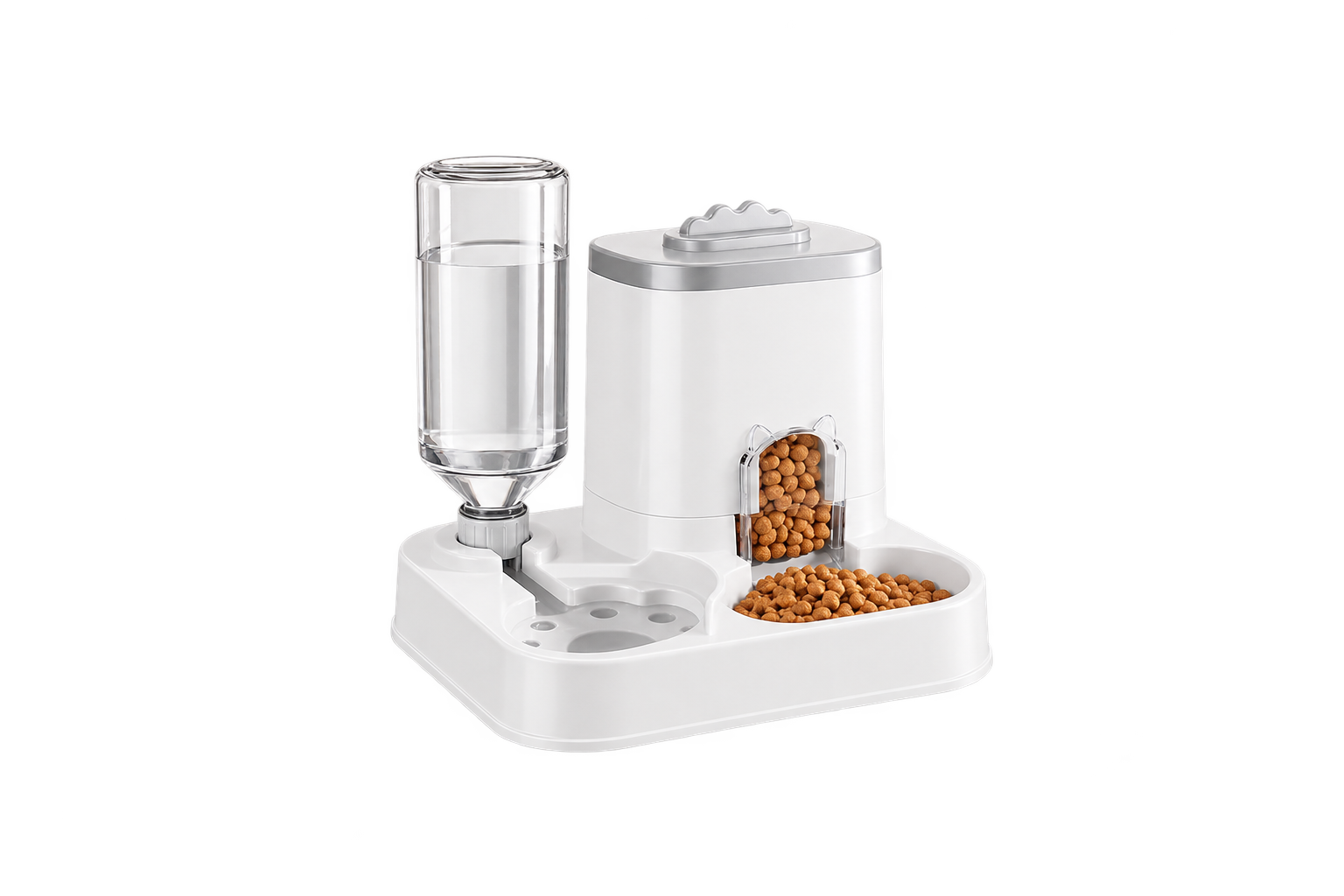 Large Capacity Automatic Pet Water + Food Dispenser