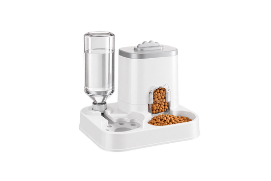 Large Capacity Automatic Pet Water + Food Dispenser