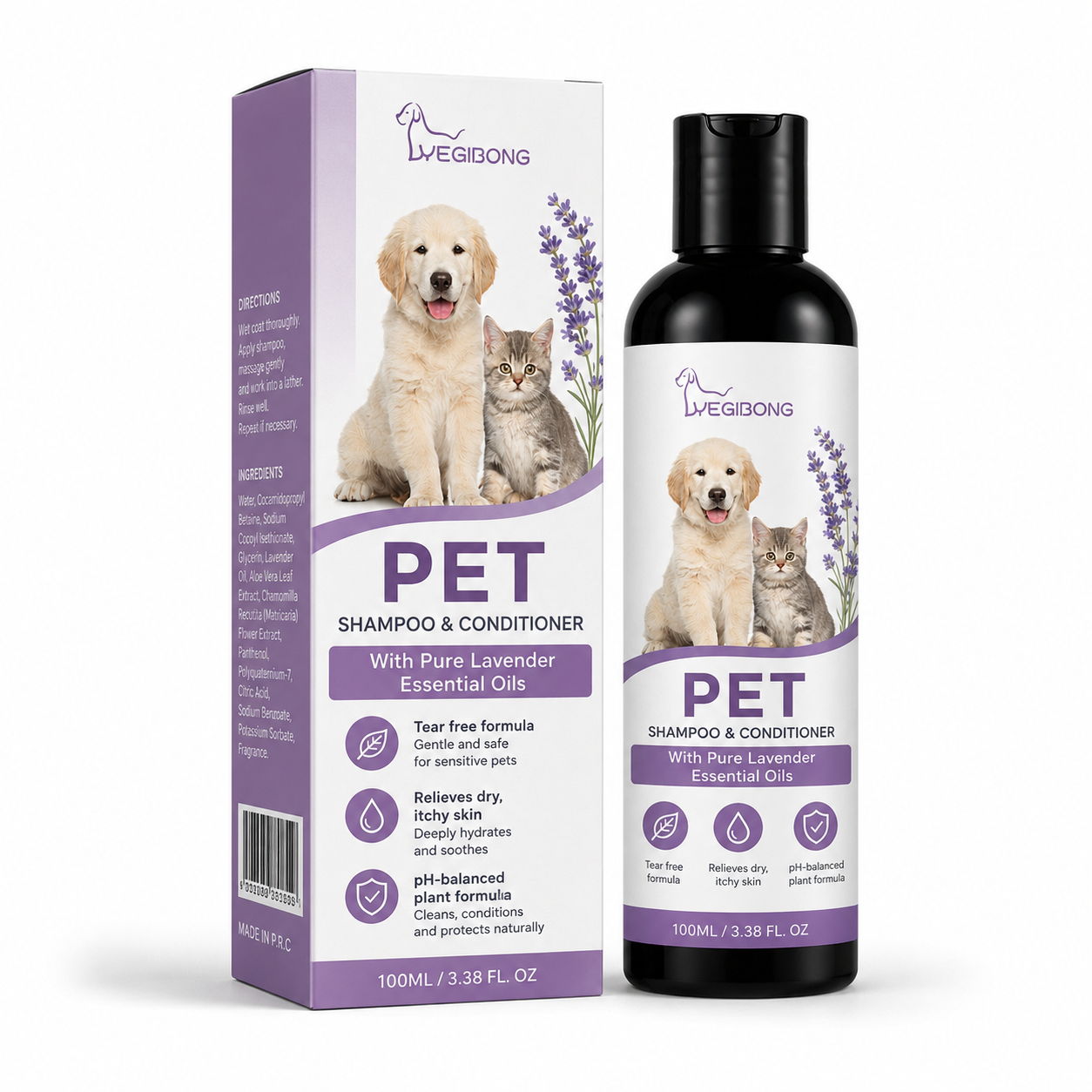 2 In 1 Pet Shampoo + Conditioner