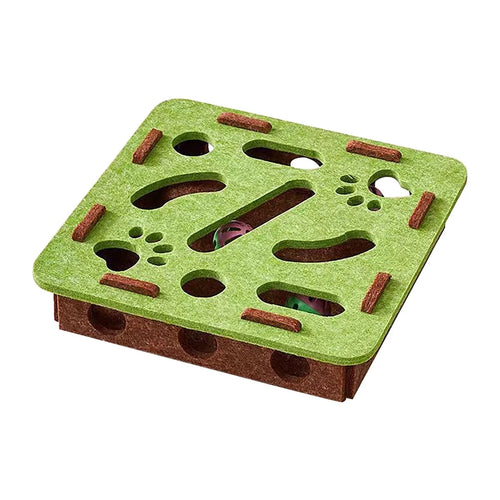 Cat maze enrichment toy